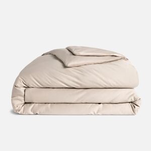 Brooklinen Luxe Sateen Duvet Cover with Pillowcases - Pebble - Full/Queen